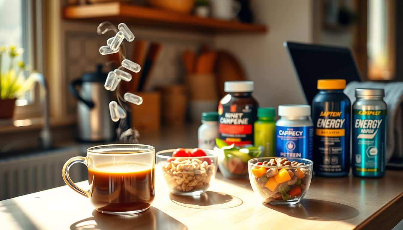 caffeine and one-cup meals for energy boost