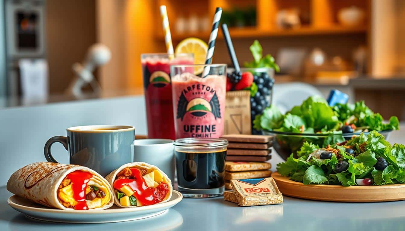 caffeine-infused meals for energizing workdays