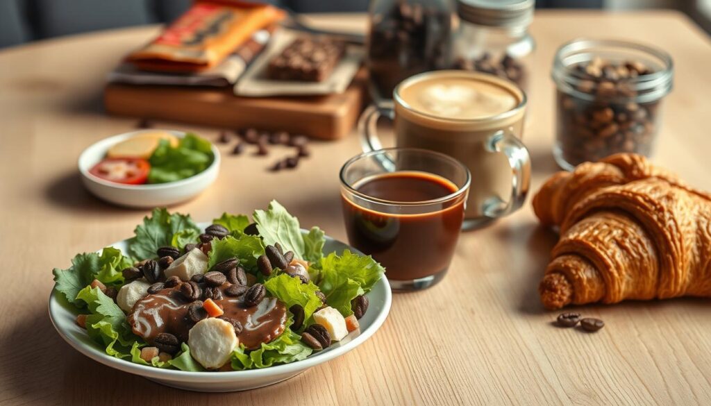 caffeine lunch ideas