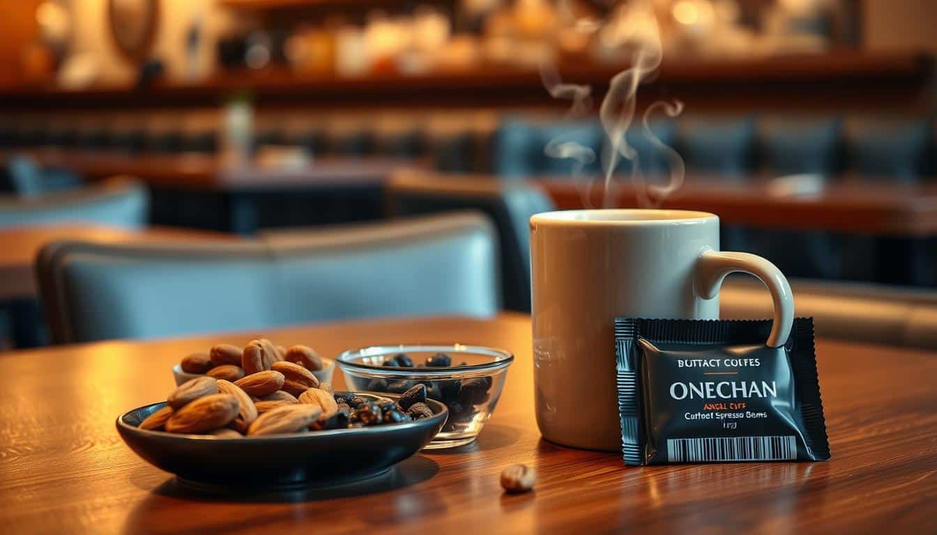 coffee and one-cup snacks for productivity
