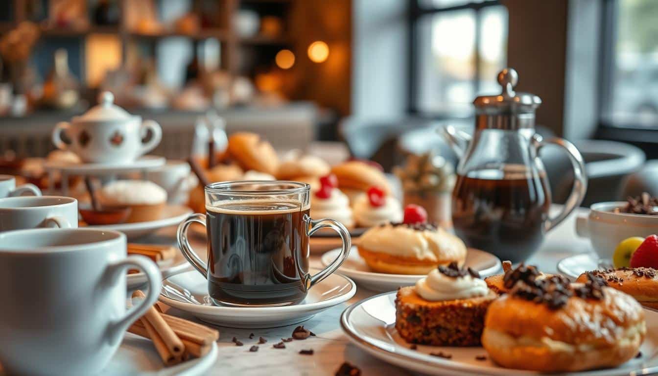 gourmet coffee and meal pairings for professionals