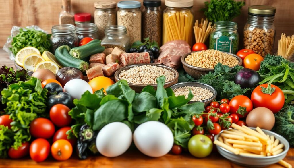 healthy ingredients for one-cup meals