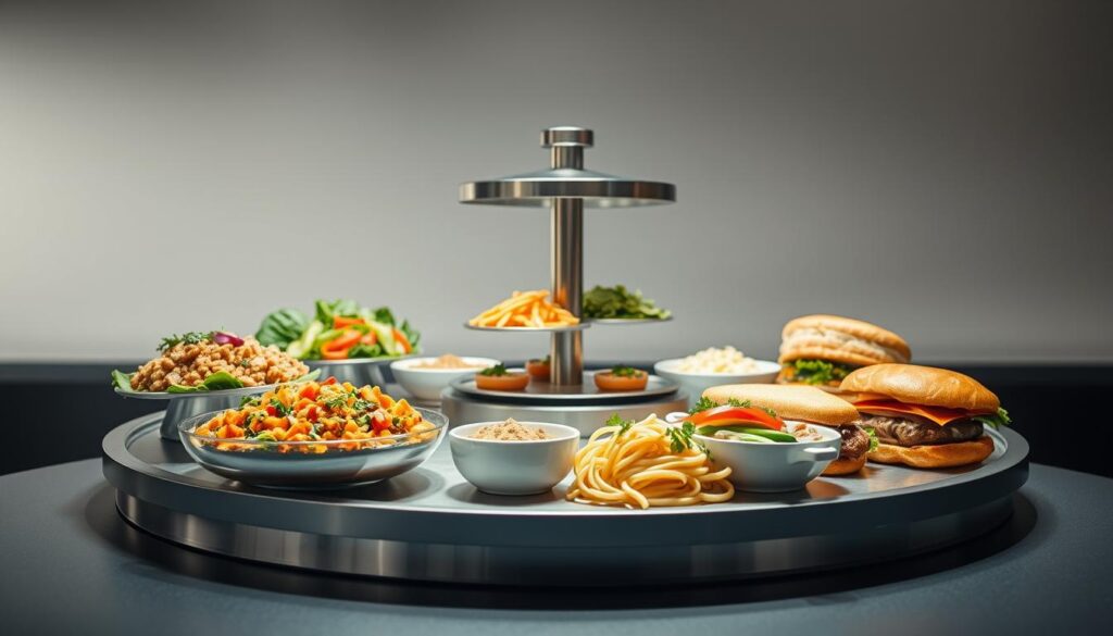 rotating meal options