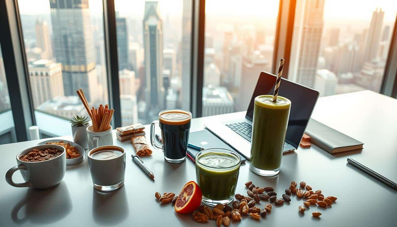 seamless caffeine and food pairings for busy schedules at work