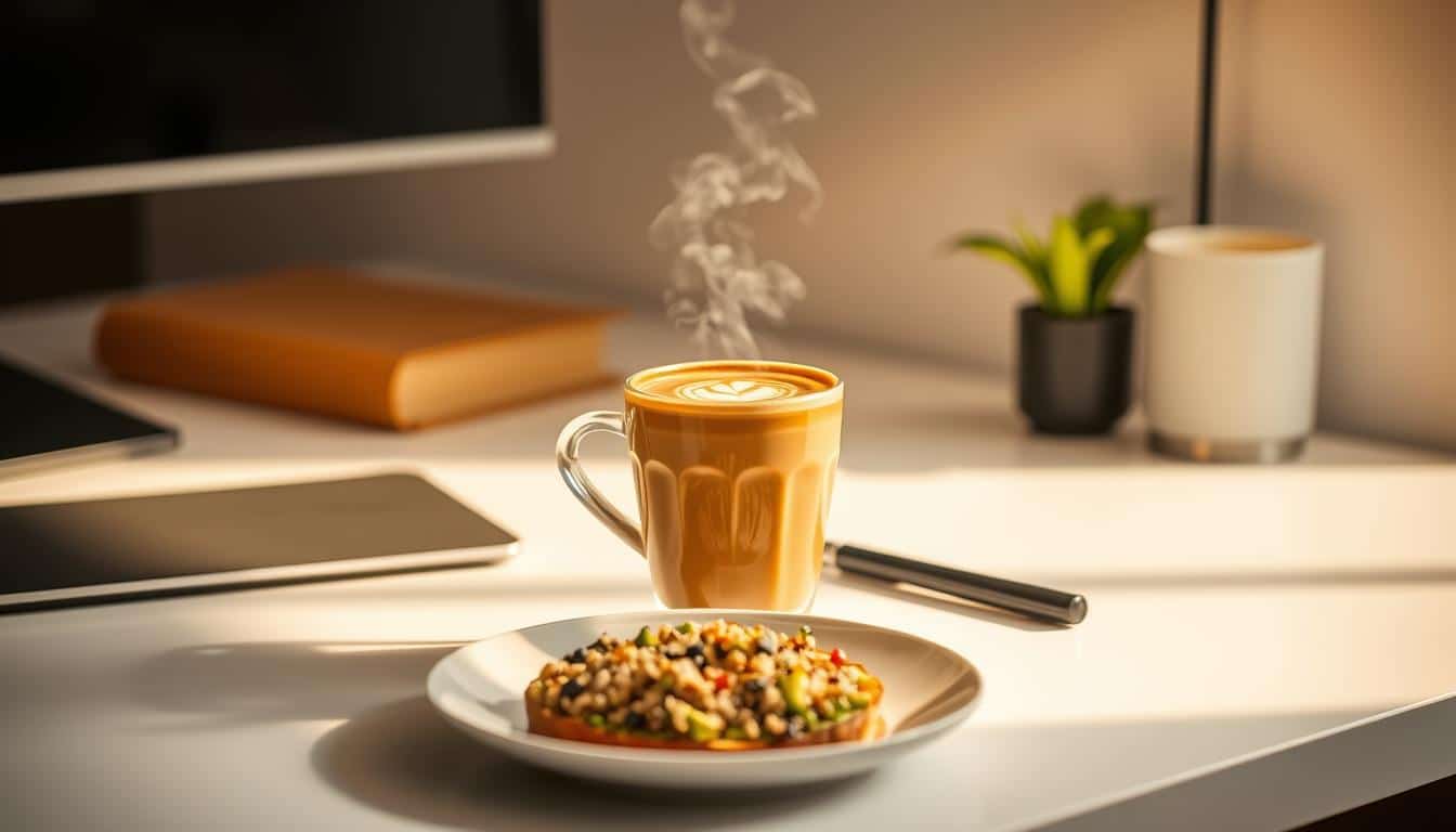 stimulating coffee for work performance