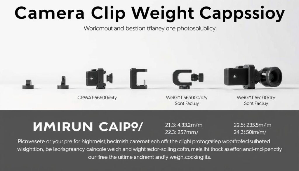 Camera Clip Weight Capacity Comparison