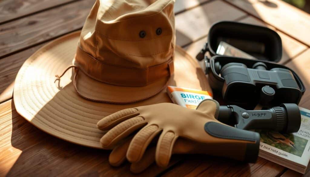 sun protection gear for birdwatching