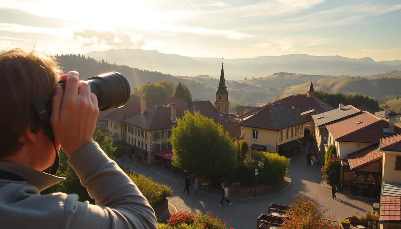 Birdwatching in small European towns