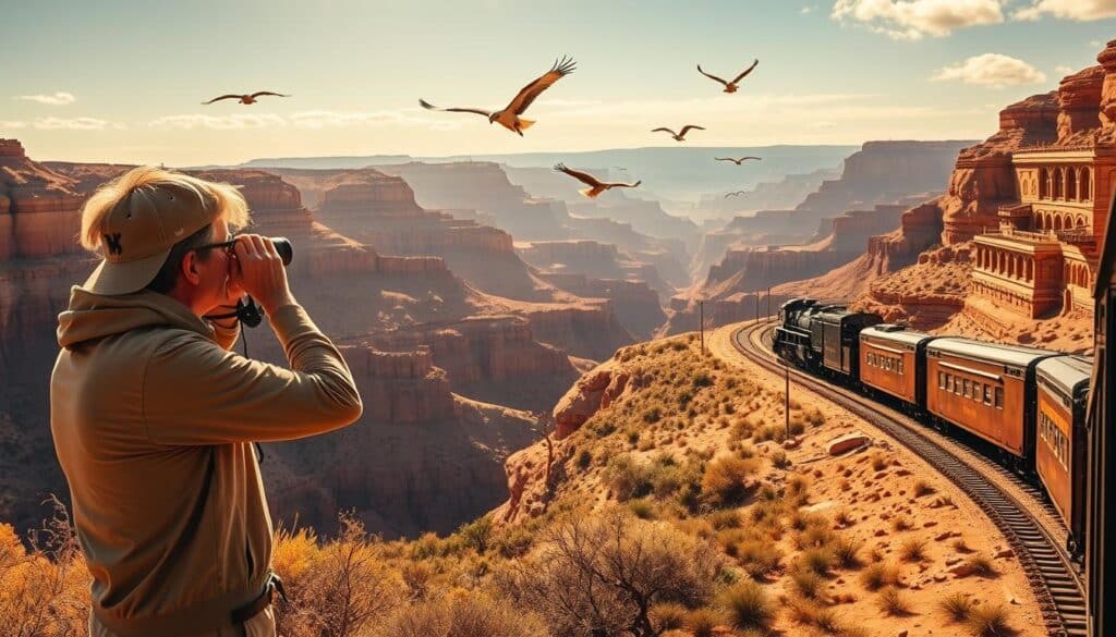 Grand Canyon Railway Birdwatching