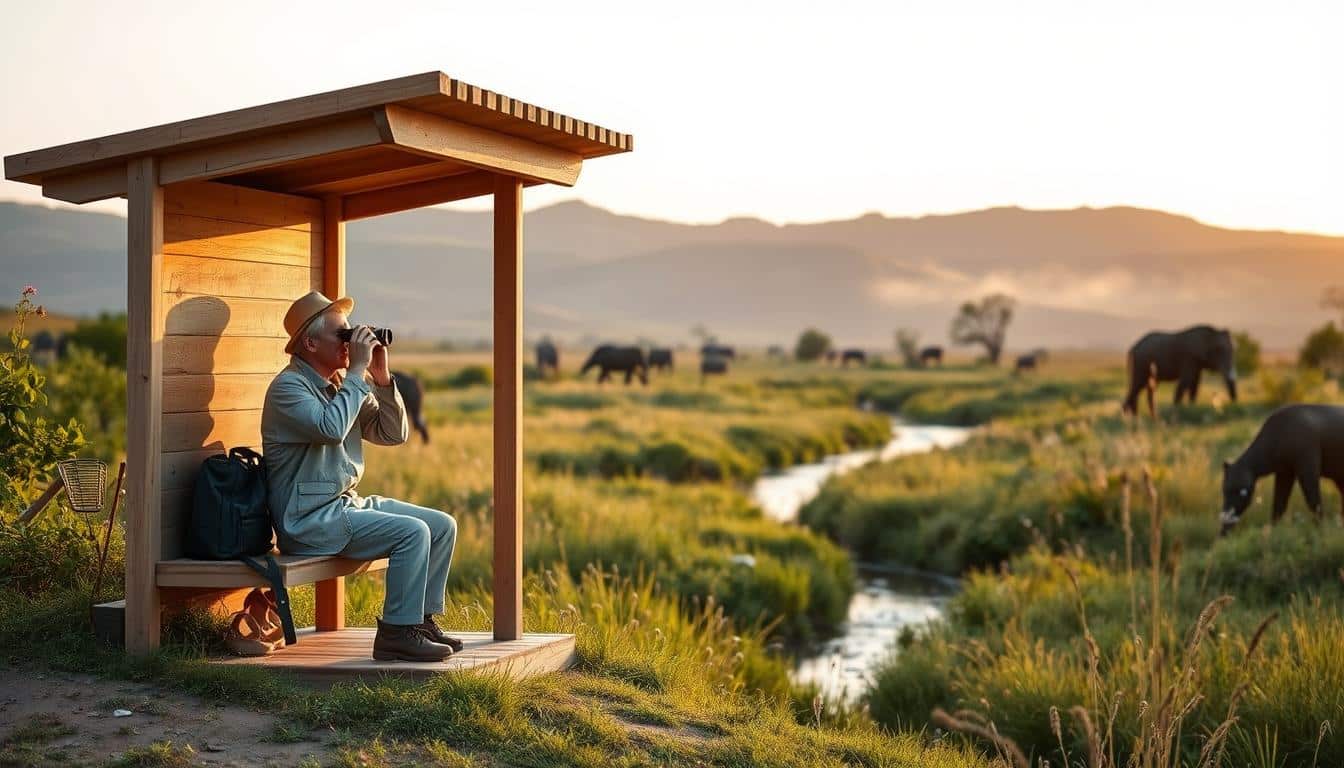 Minimalist birdwatching in national reserves