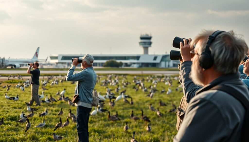 birding safety near airports