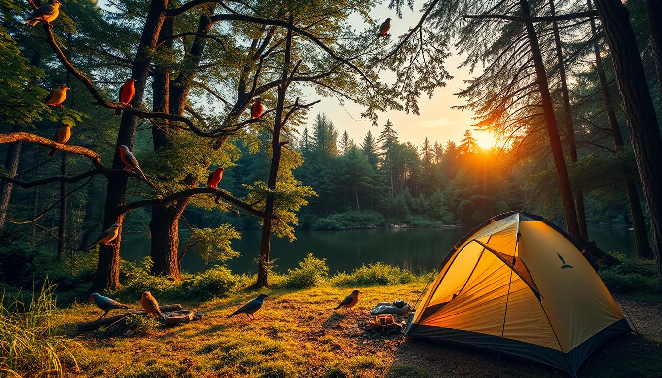 camping spots with great bird diversity