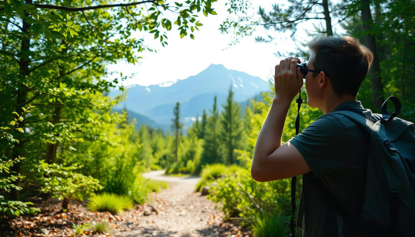 combining hiking and birdwatching
