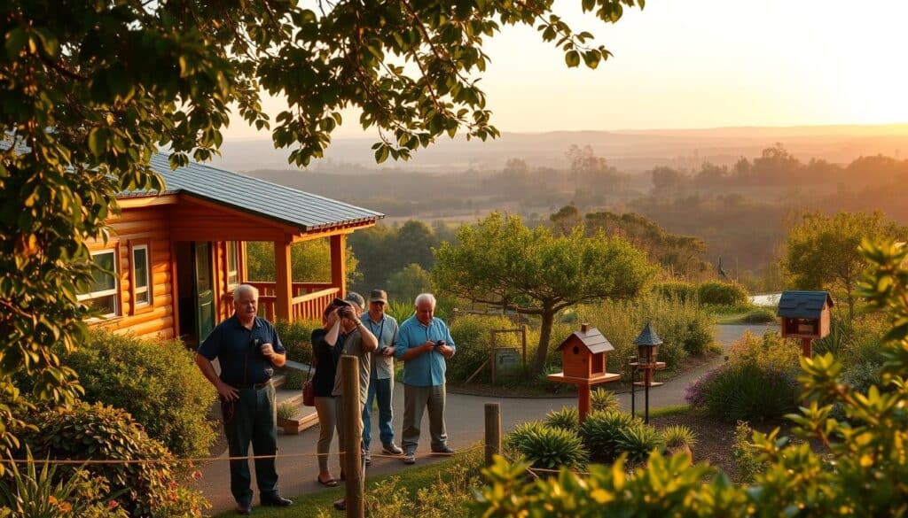 community-based lodges birding