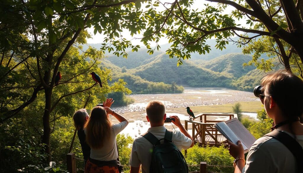 community birding experiences Southeast Asia