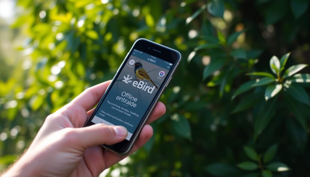 eBird mobile offline
