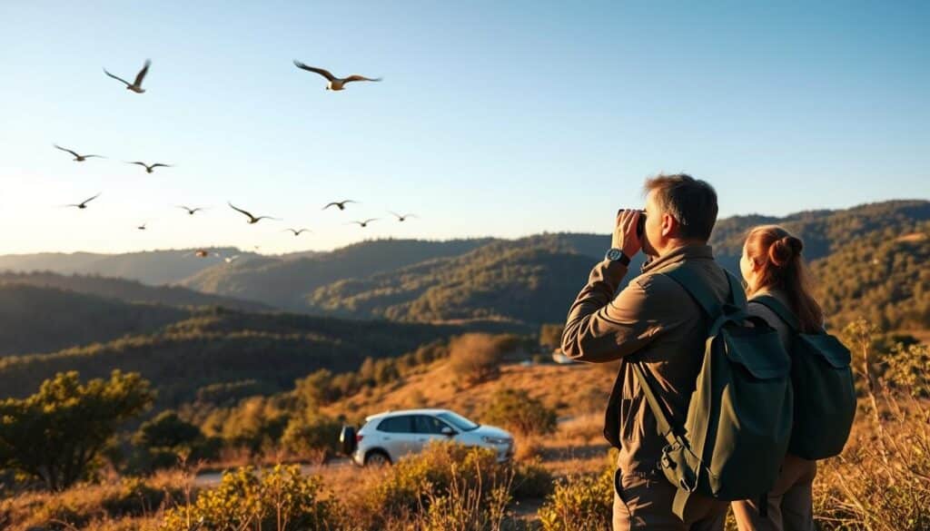 low-carbon birding travel