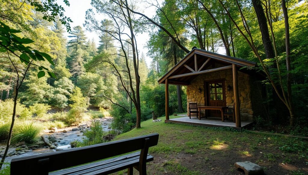 low-cost eco-lodge amenities