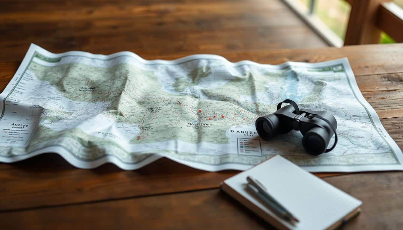 offline maps for birding