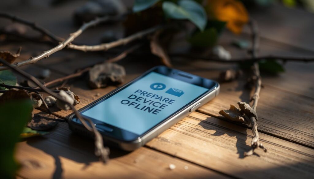 prepare device offline