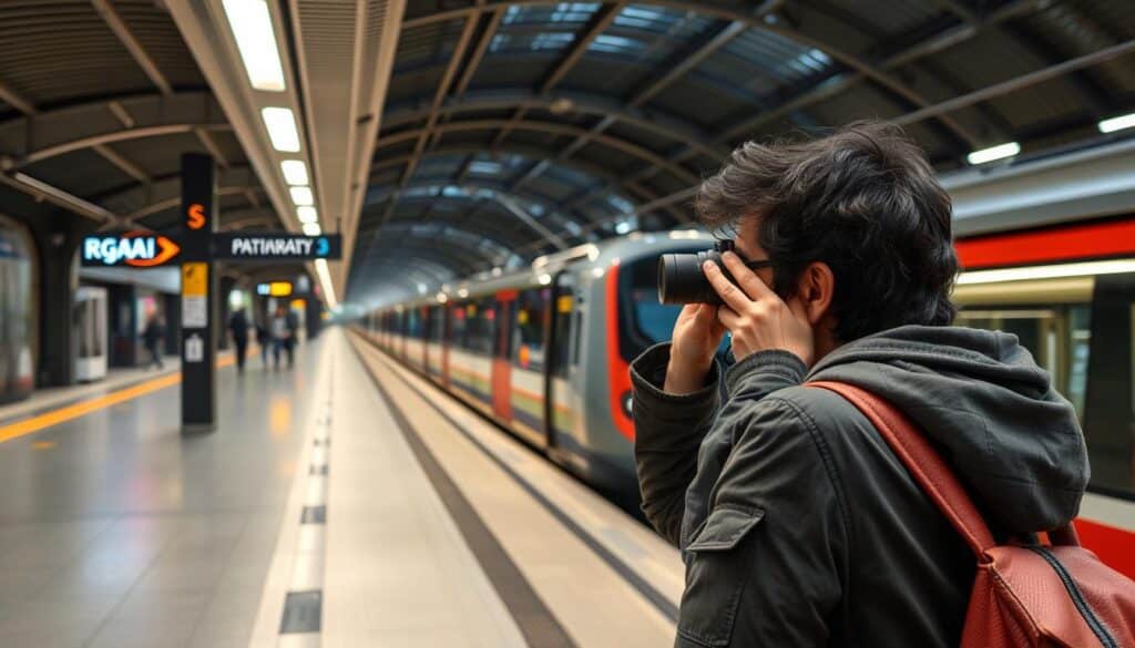 safety on public transit birding