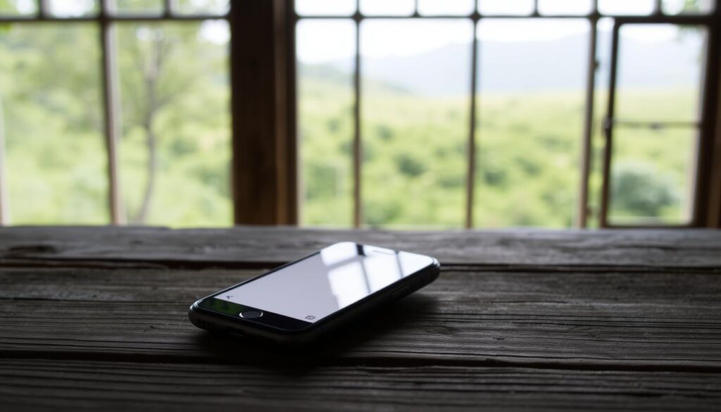 set up phone as field notebook