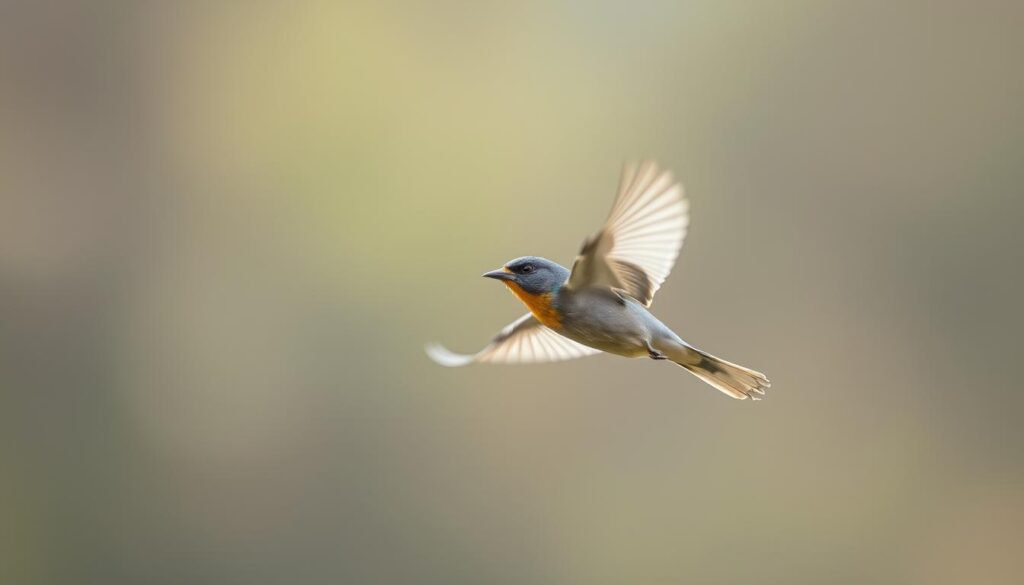 slow pan bird photography motion blur