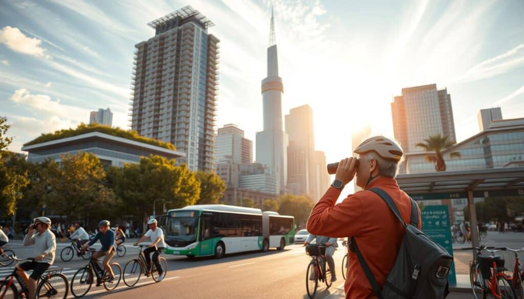 sustainable transit birding